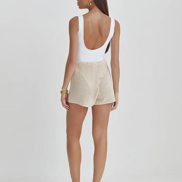 Clarissa - Set in maglia traforata
